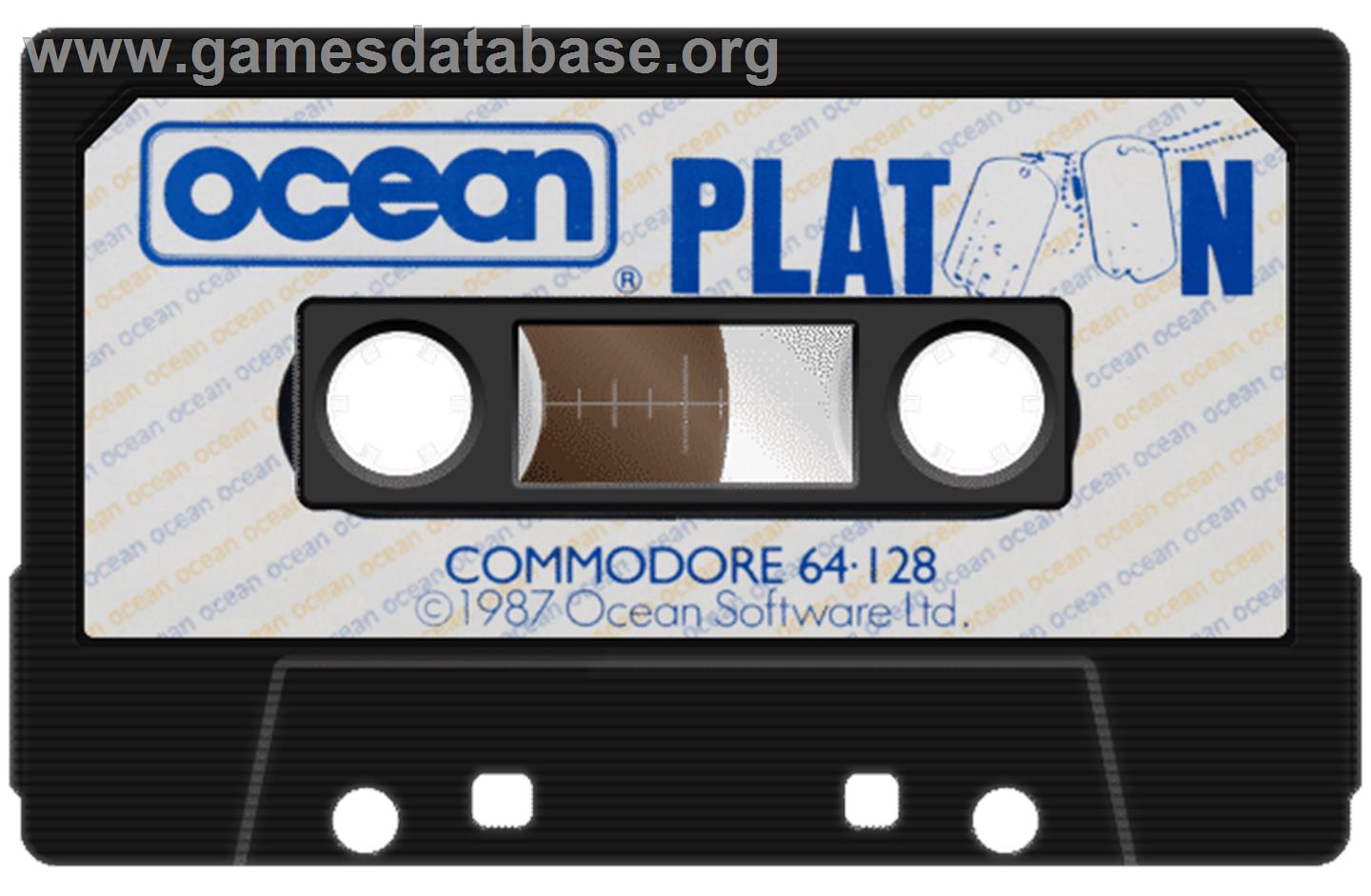 Platoon - Commodore 64 - Artwork - Cartridge