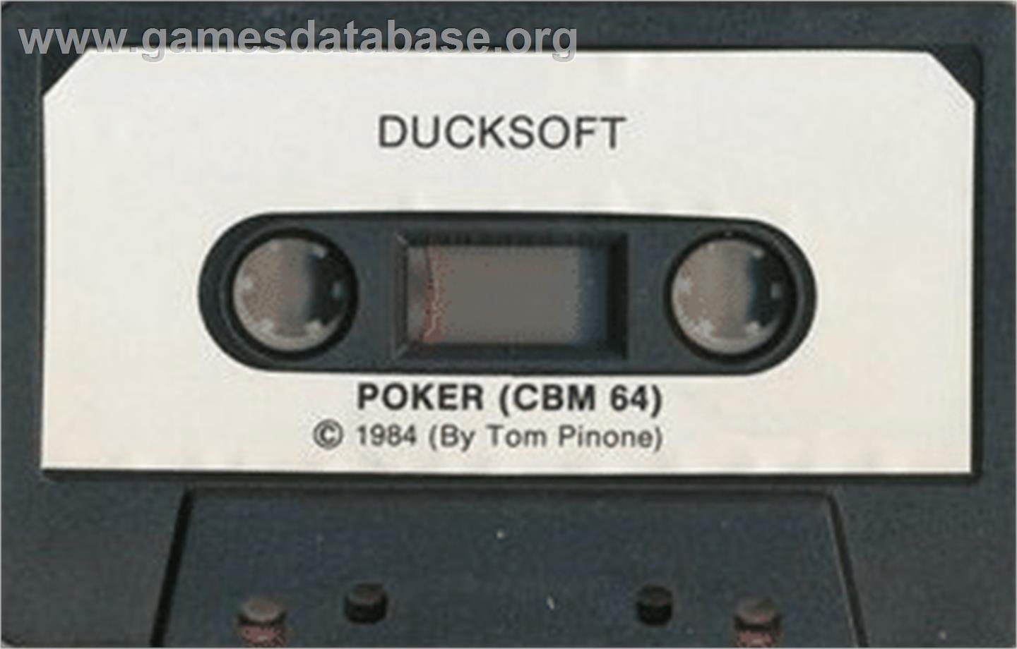 Poker (Interface Publications) - Commodore 64 - Artwork - Cartridge