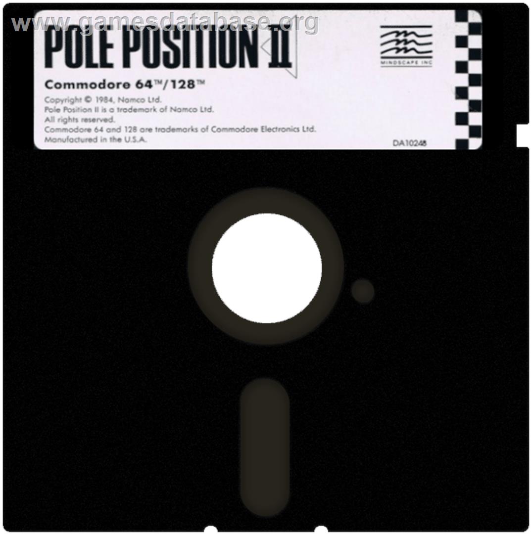 Pole Position 2 - Commodore 64 - Artwork - Cartridge