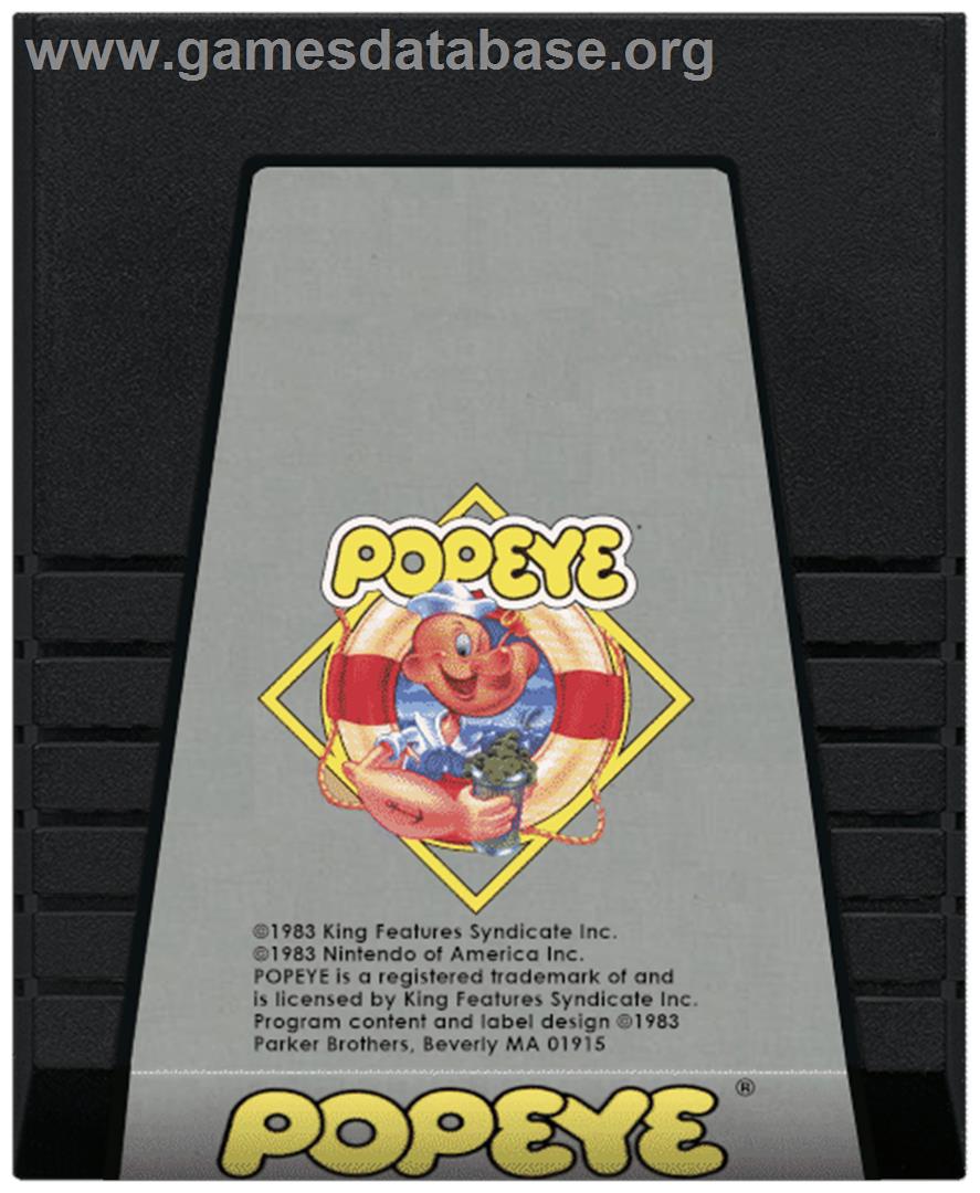 Popeye - Commodore 64 - Artwork - Cartridge