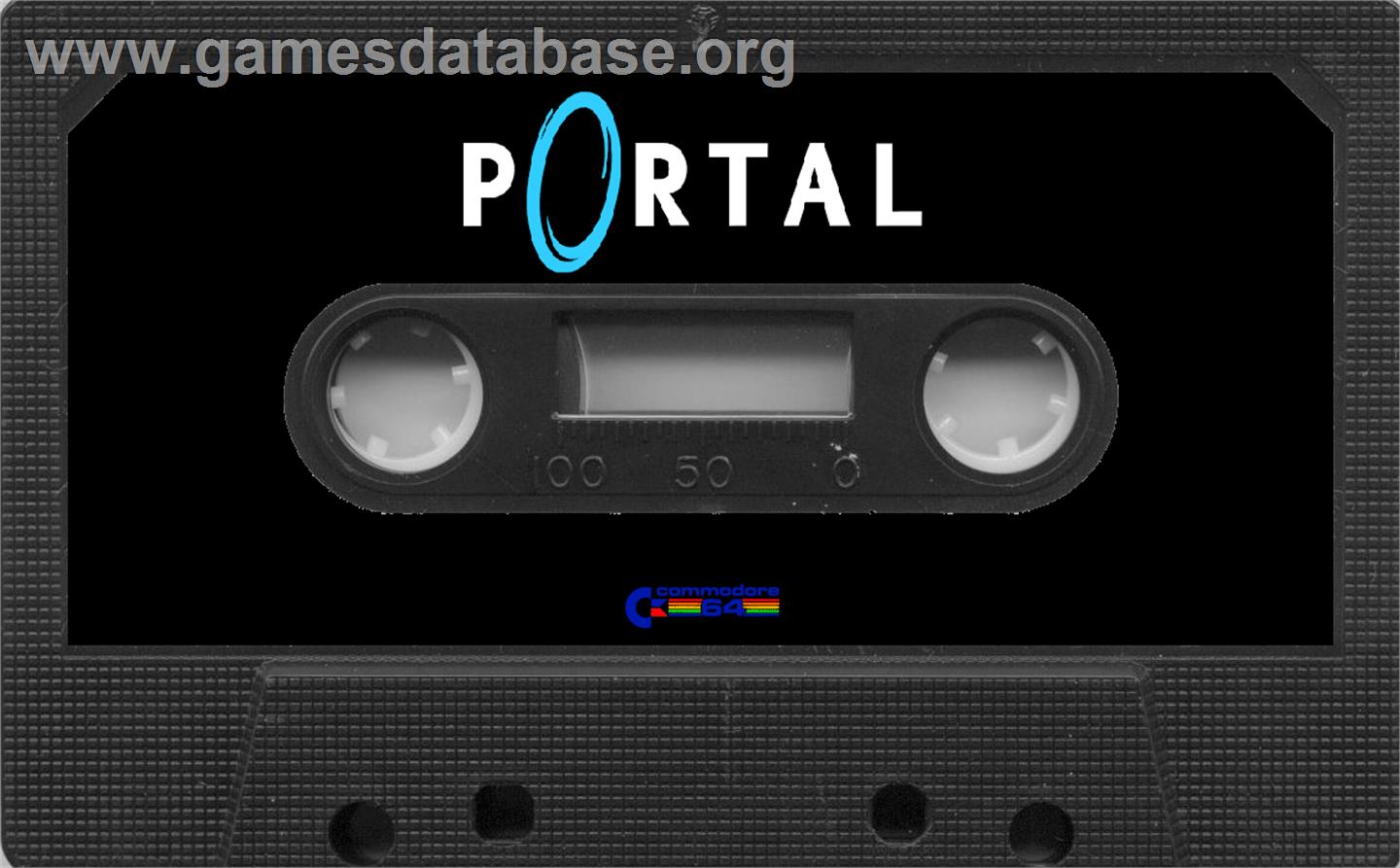 Portal - Commodore 64 - Artwork - Cartridge
