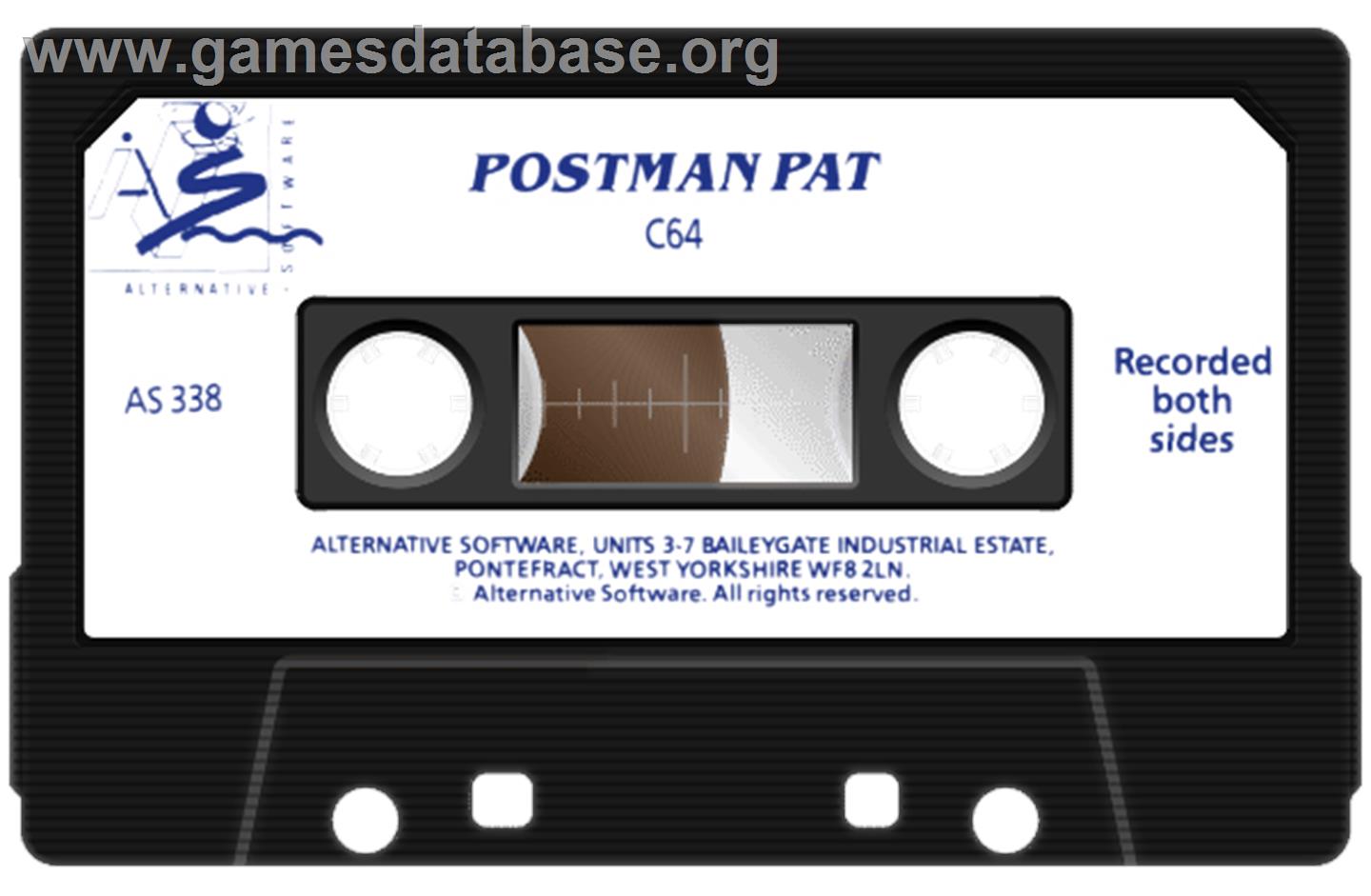 Postman Pat - Commodore 64 - Artwork - Cartridge