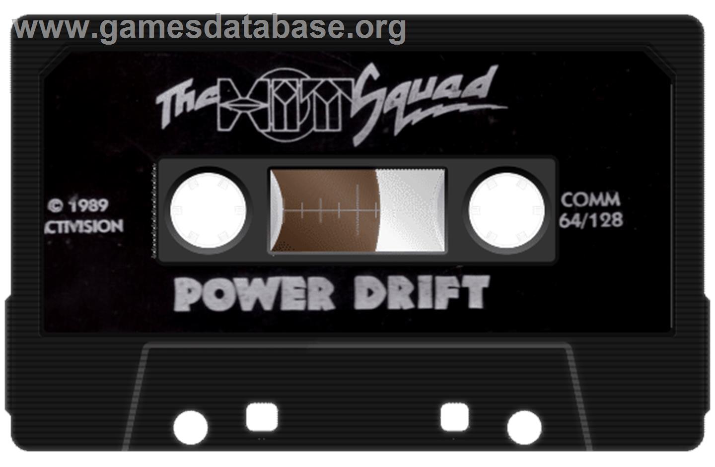 Power Drift - Commodore 64 - Artwork - Cartridge