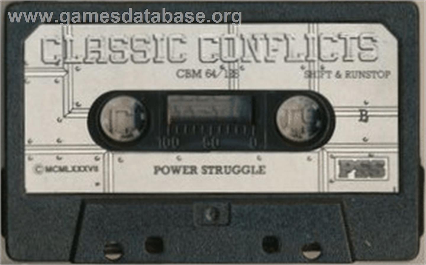Power Struggle - Commodore 64 - Artwork - Cartridge