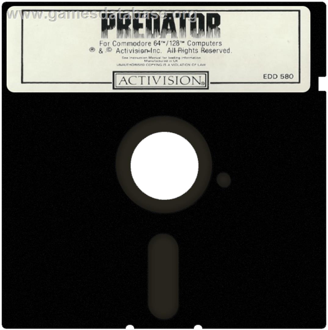 Predator - Commodore 64 - Artwork - Cartridge