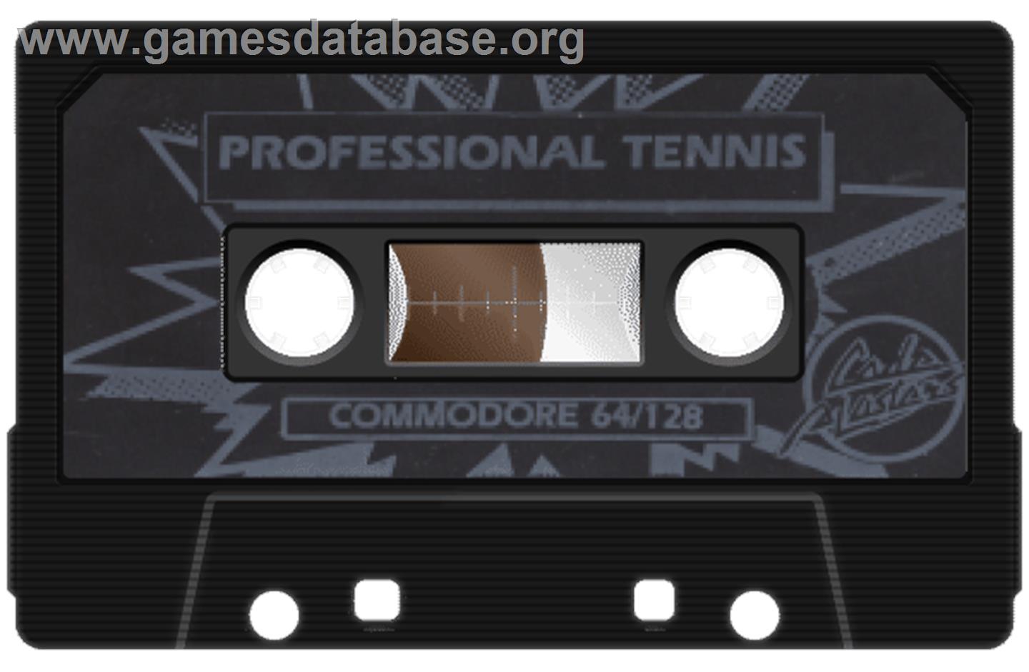 Pro Tennis Simulator - Commodore 64 - Artwork - Cartridge