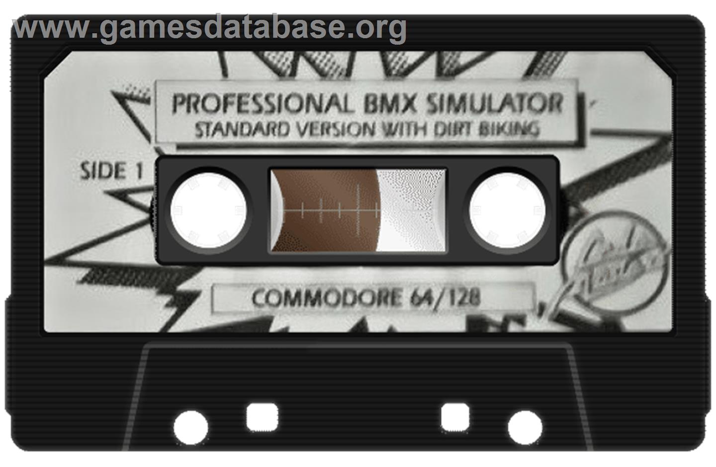 Professional BMX Simulator - Commodore 64 - Artwork - Cartridge