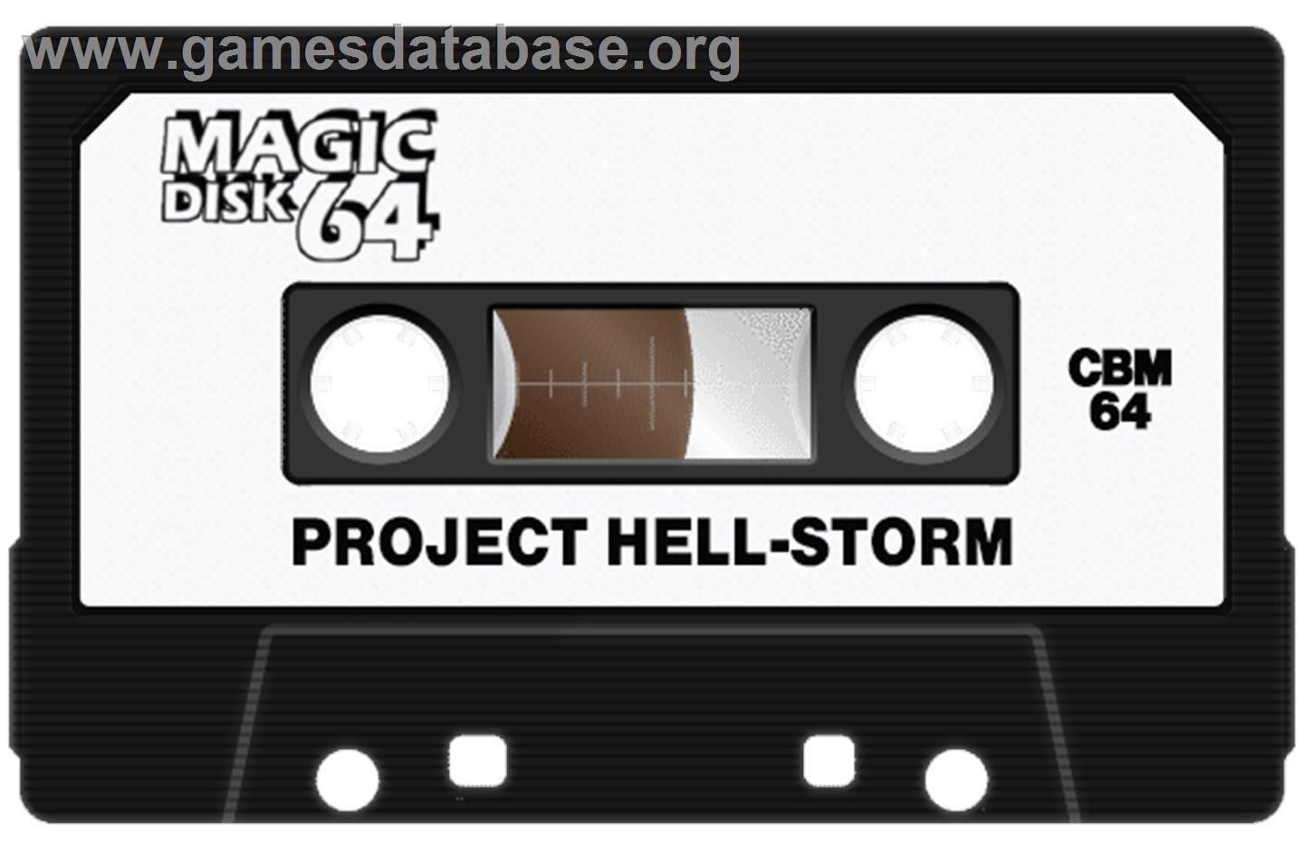 Project Hell-Storm - Commodore 64 - Artwork - Cartridge