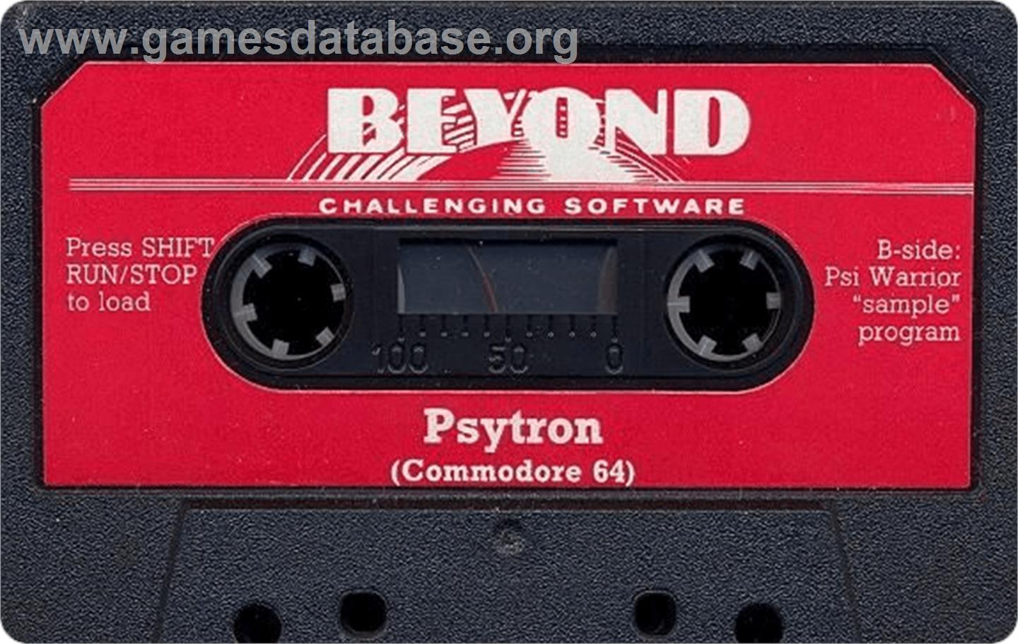 Psytron - Commodore 64 - Artwork - Cartridge