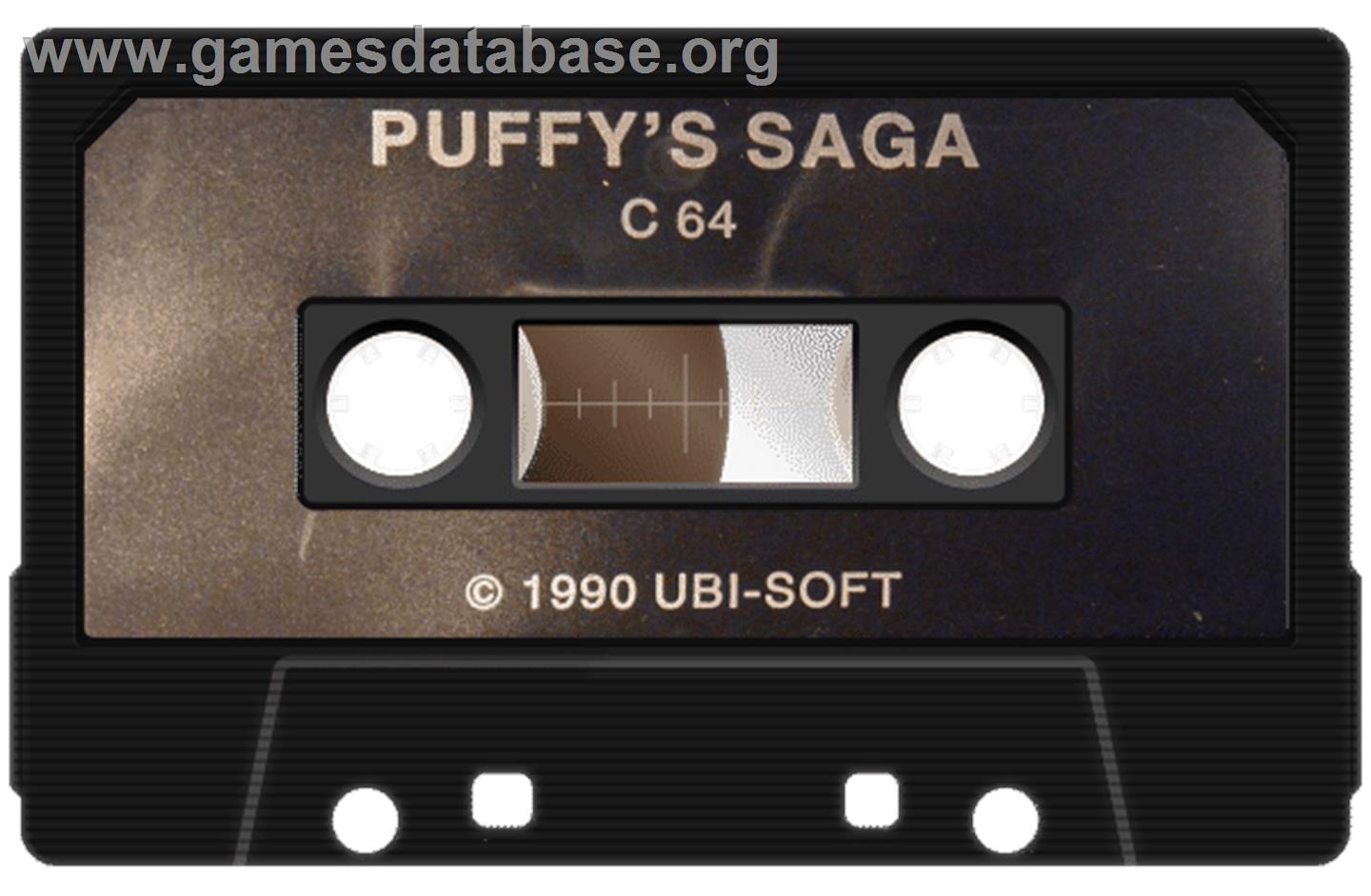 Puffy's Saga - Commodore 64 - Artwork - Cartridge
