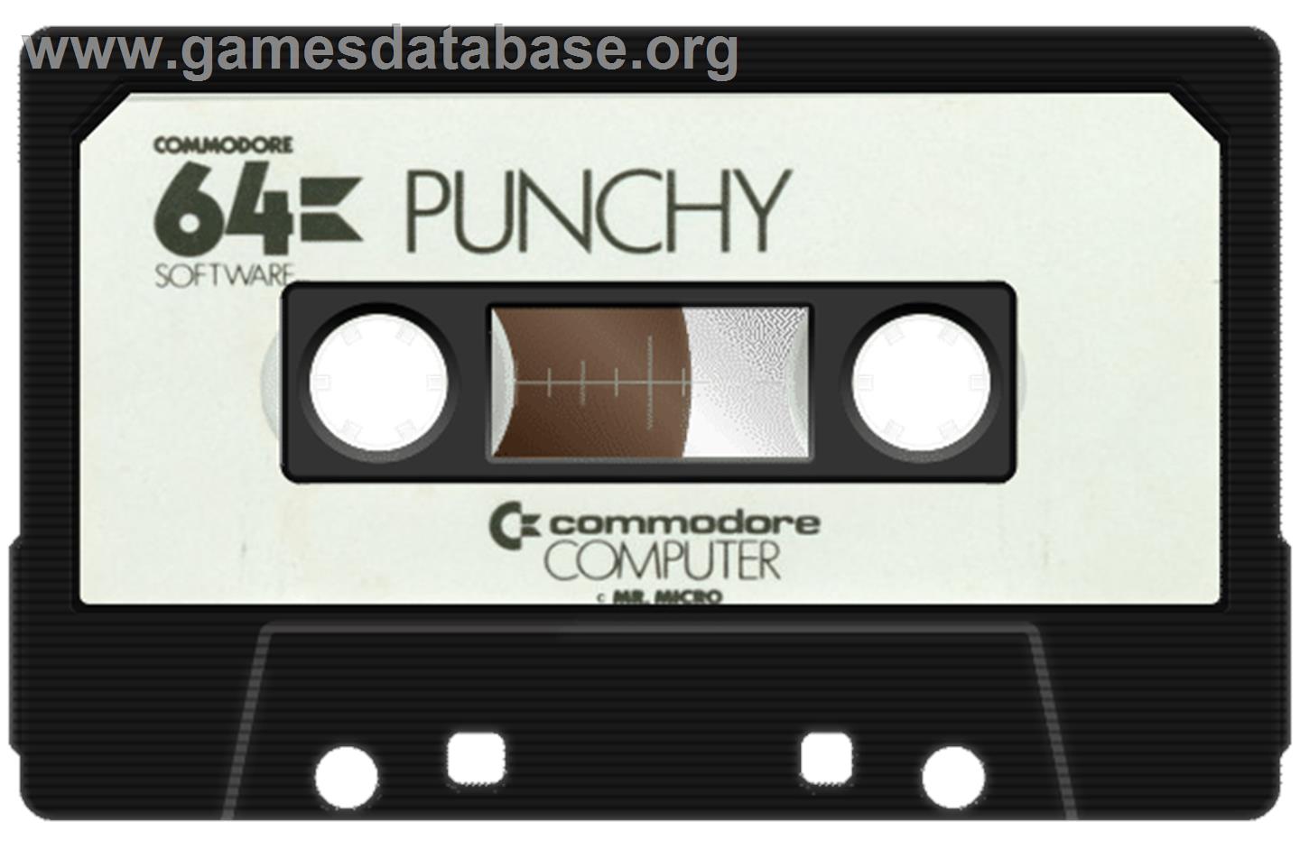 Punchy - Commodore 64 - Artwork - Cartridge