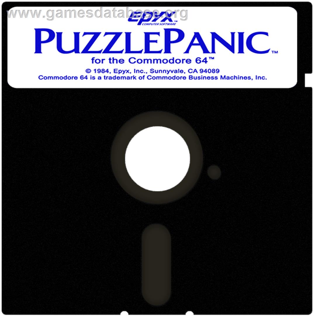 Puzzle Panic - Commodore 64 - Artwork - Cartridge