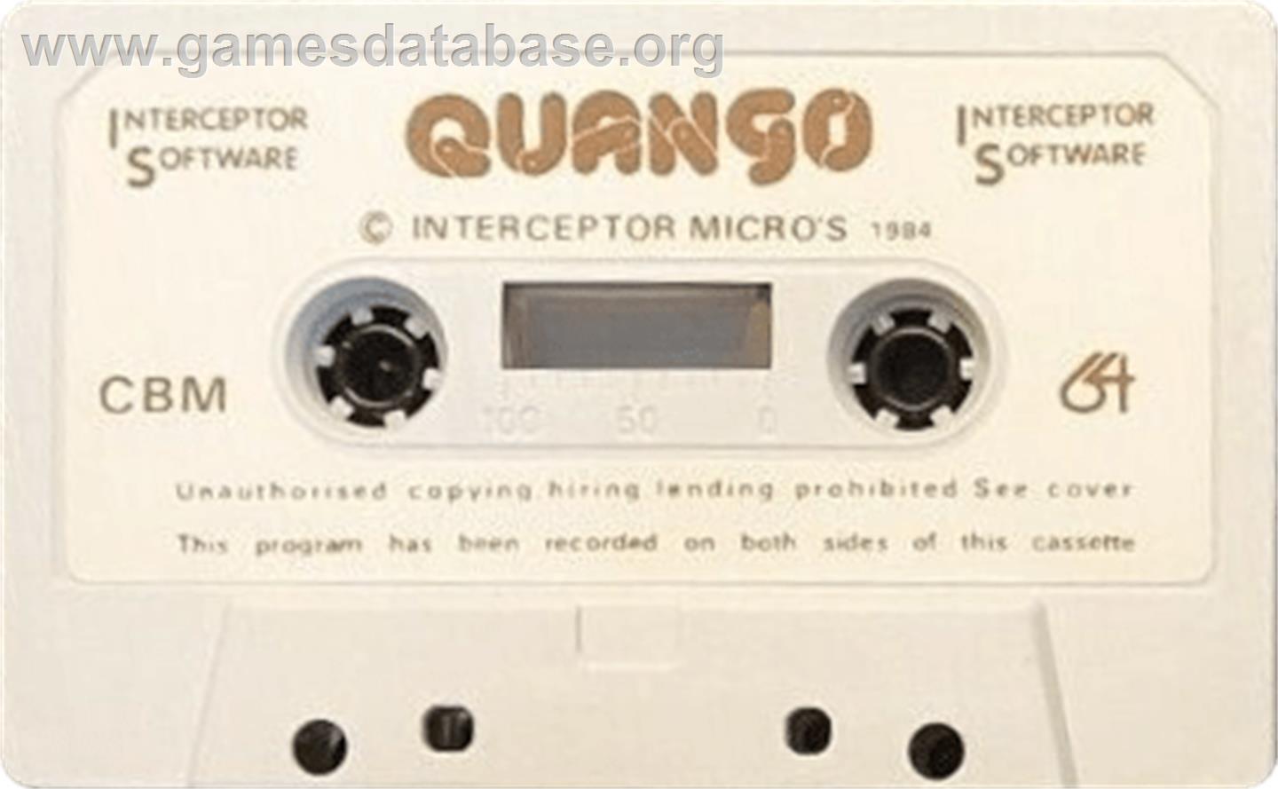 Quango - Commodore 64 - Artwork - Cartridge