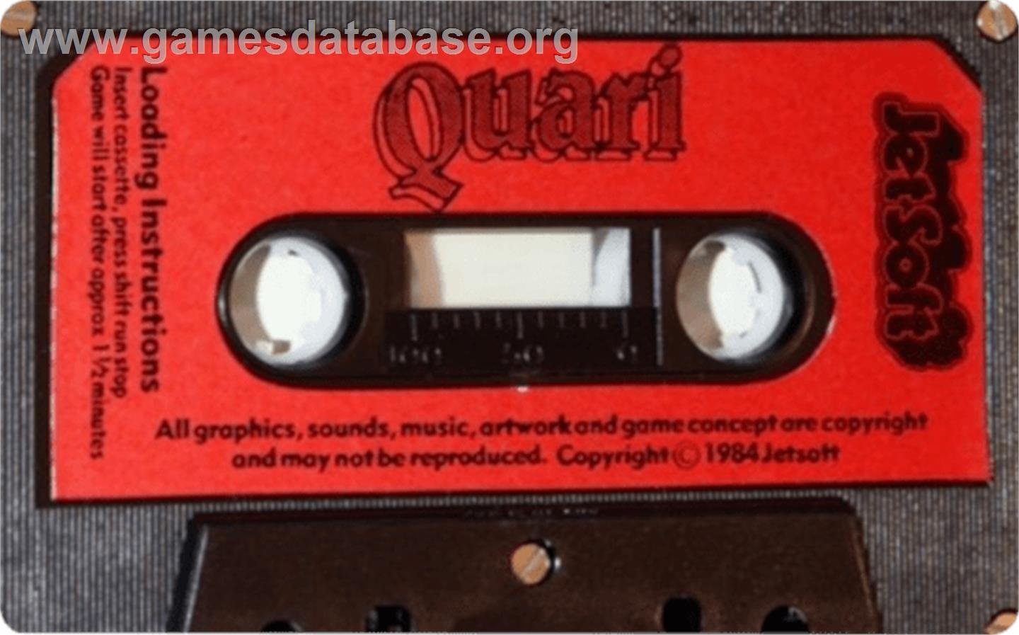 Quari - Commodore 64 - Artwork - Cartridge