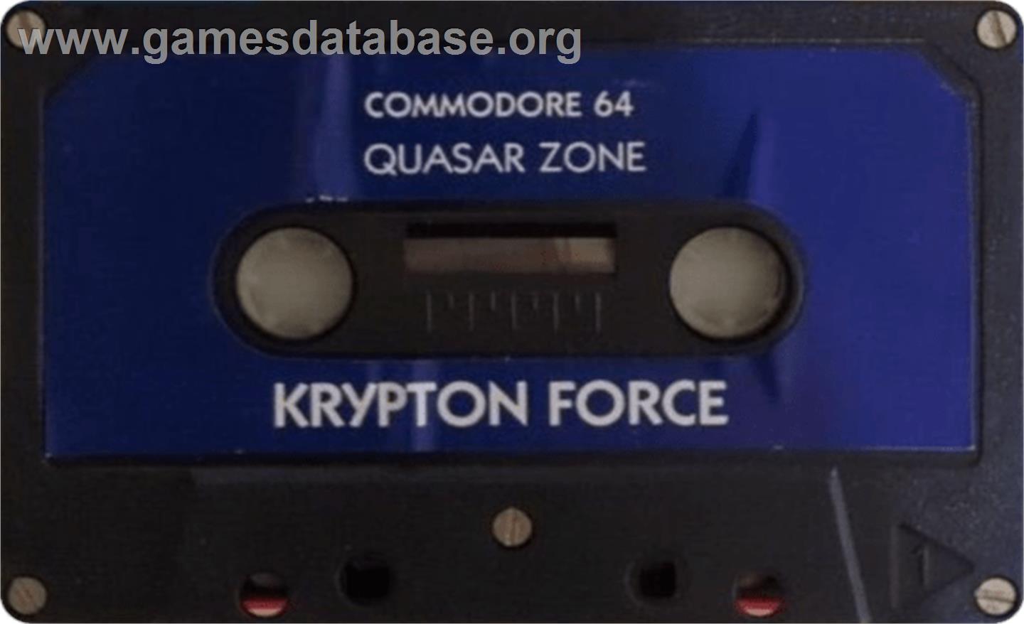 Quasar Zone - Commodore 64 - Artwork - Cartridge