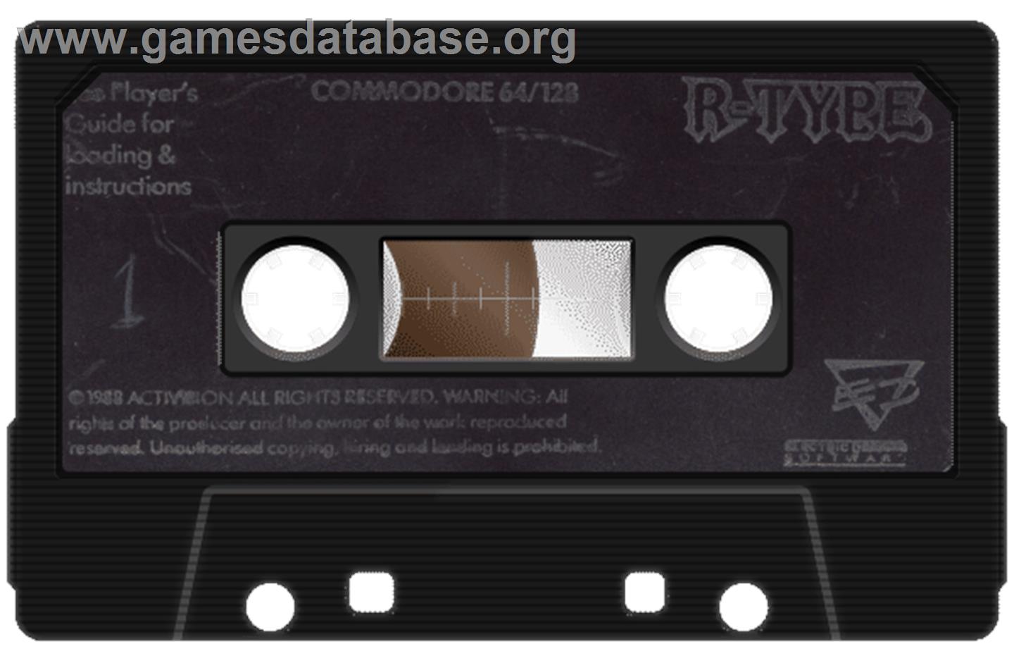 R-type - Commodore 64 - Artwork - Cartridge