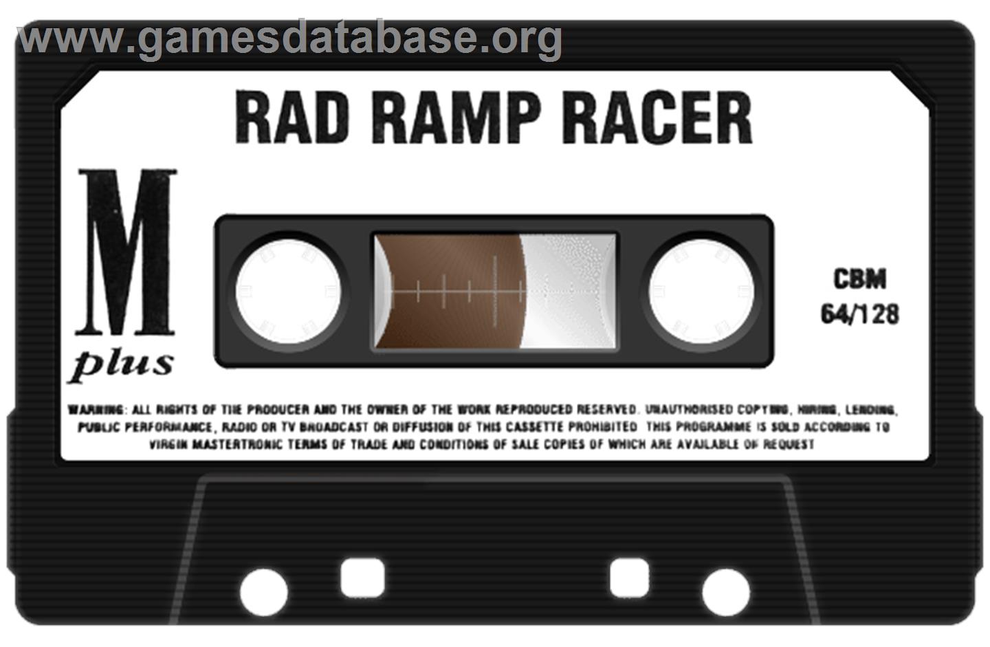 Rad Ramp Racer - Commodore 64 - Artwork - Cartridge