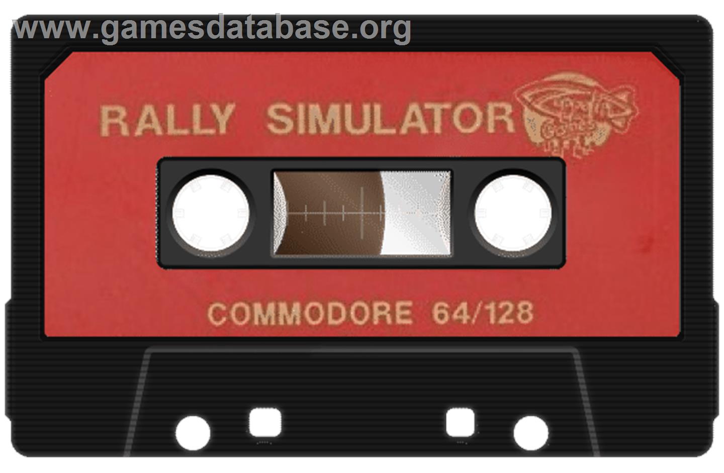 Rally Simulator - Commodore 64 - Artwork - Cartridge