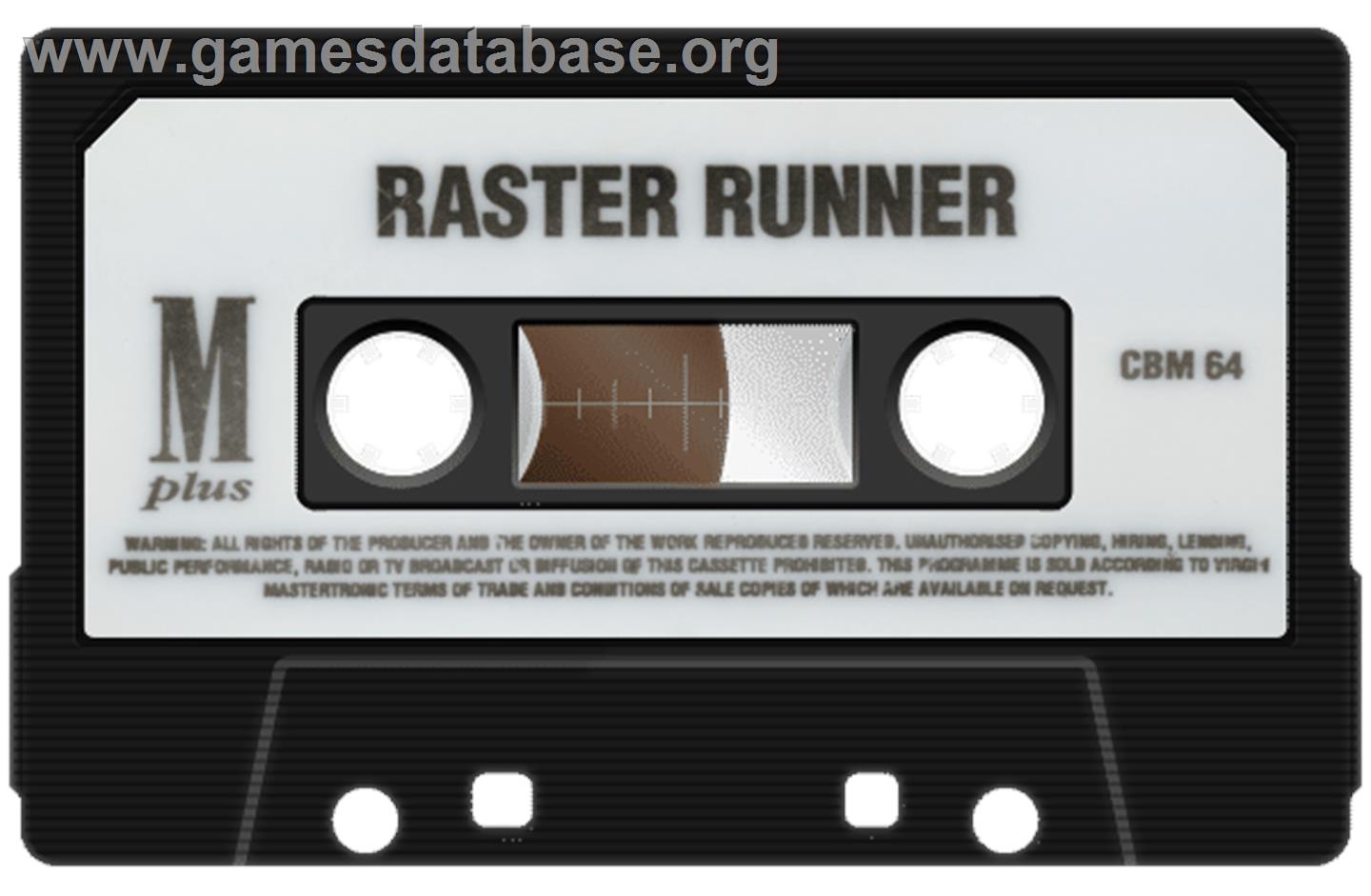 Raster Runner - Commodore 64 - Artwork - Cartridge