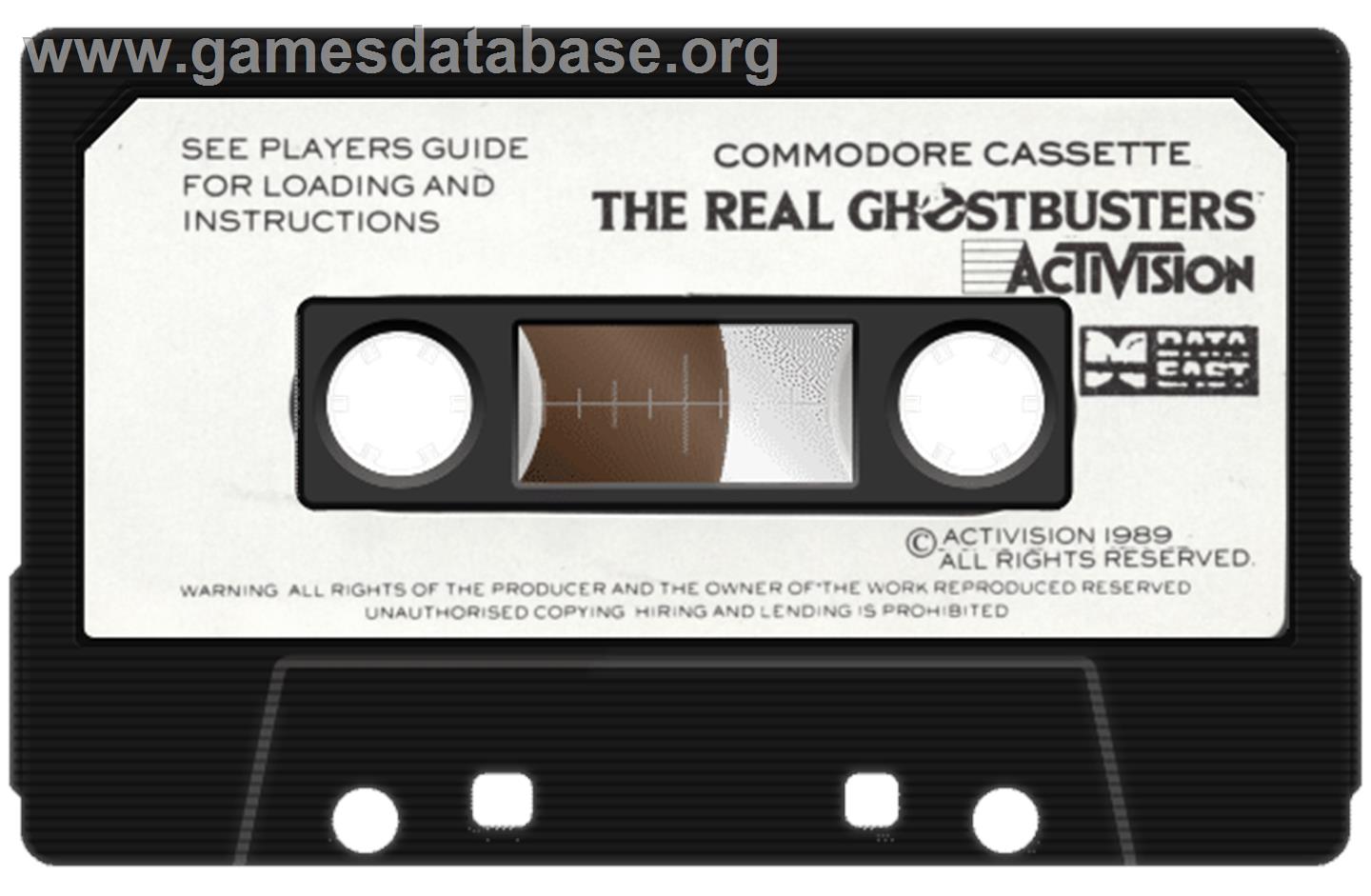 Real Ghostbusters, The - Commodore 64 - Artwork - Cartridge