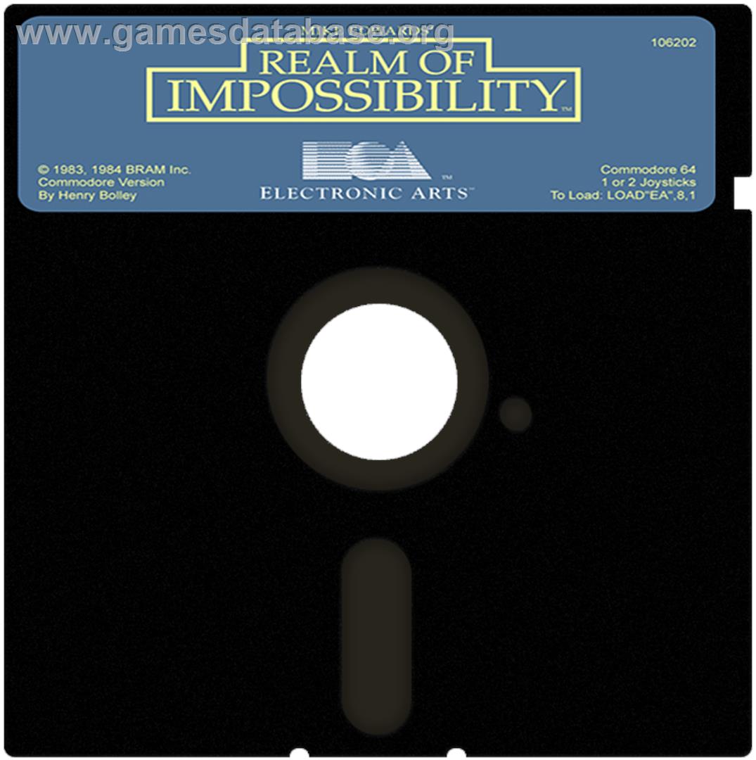 Realm of Impossibility - Commodore 64 - Artwork - Cartridge