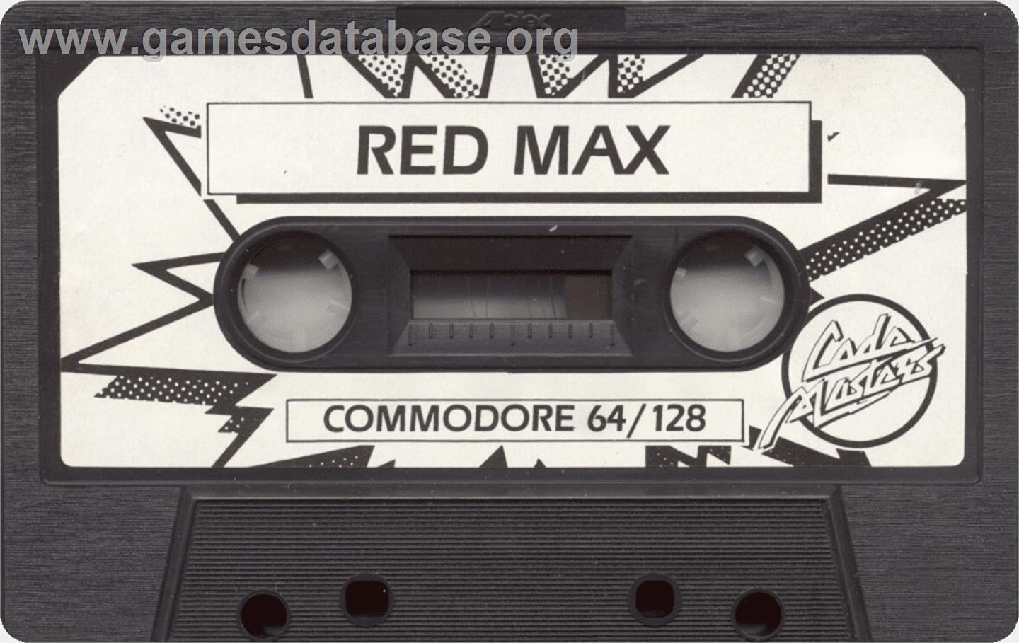 Red Max - Commodore 64 - Artwork - Cartridge
