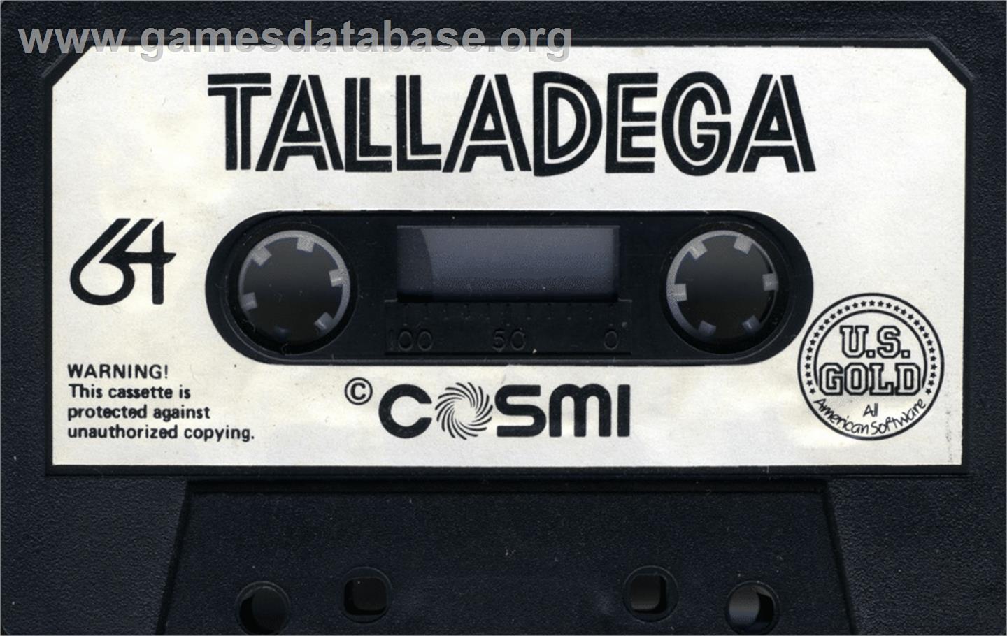 Richard Petty's Talladega - Commodore 64 - Artwork - Cartridge