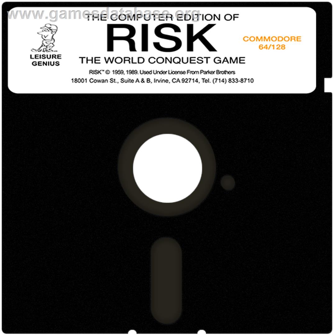 Risk (ArtGame) - Commodore 64 - Artwork - Cartridge