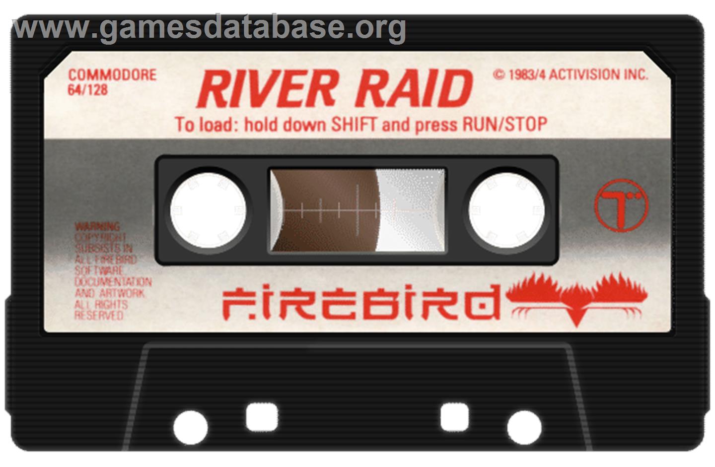 River Raid - Commodore 64 - Artwork - Cartridge