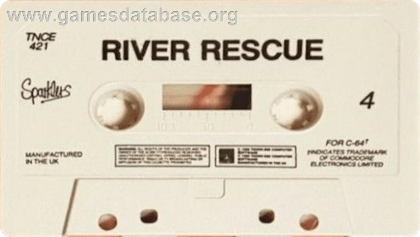 River Rescue - Commodore 64 - Artwork - Cartridge