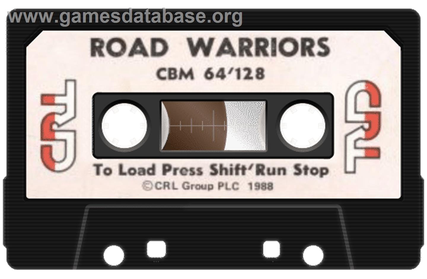Road Warrior - Commodore 64 - Artwork - Cartridge