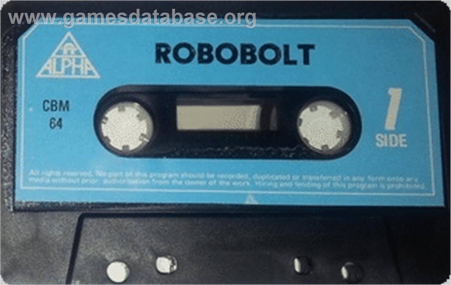 Robobolt - Commodore 64 - Artwork - Cartridge