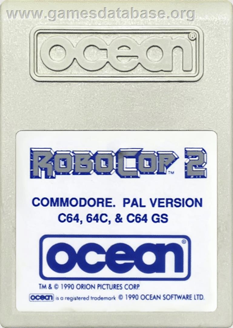 Robocop 2 - Commodore 64 - Artwork - Cartridge