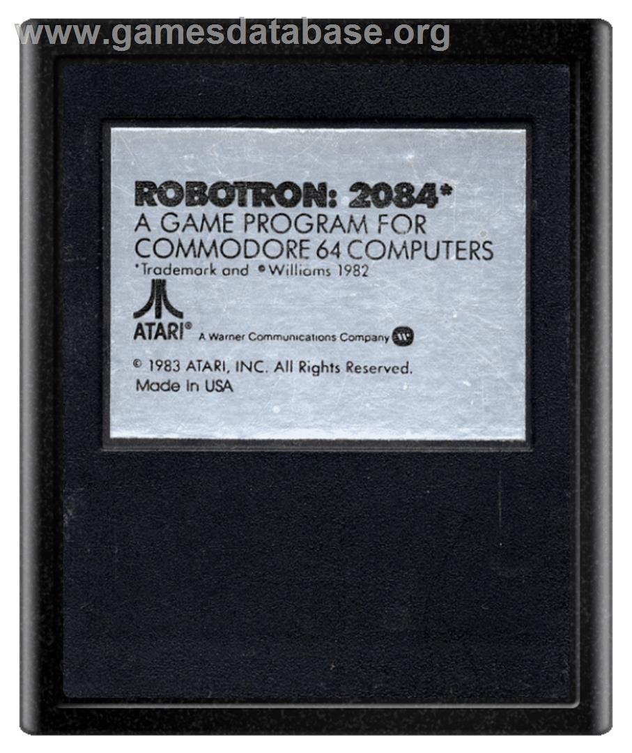 Robotron - 2084 - Commodore 64 - Artwork - Cartridge