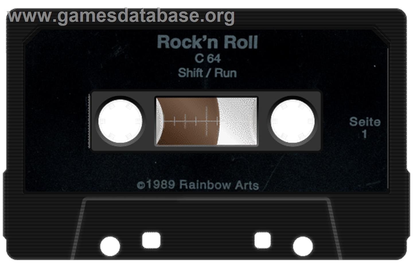 Rock 'n Roll - Commodore 64 - Artwork - Cartridge