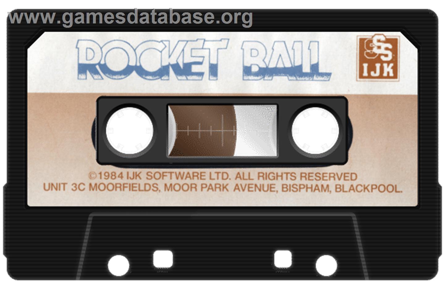 Rocket Ball - Commodore 64 - Artwork - Cartridge