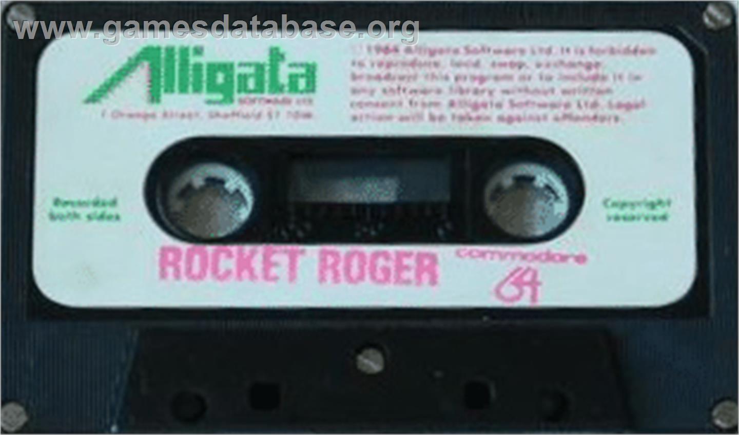 Rocket Roger - Commodore 64 - Artwork - Cartridge