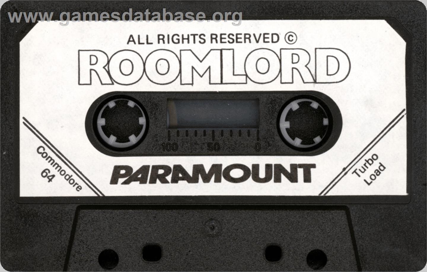 Roomlord - Commodore 64 - Artwork - Cartridge