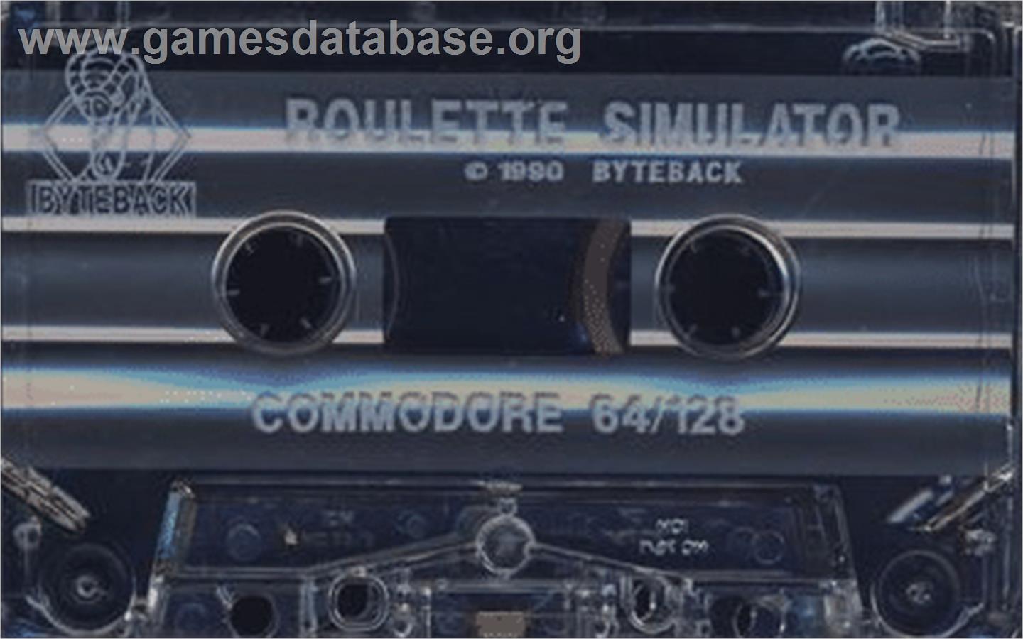 Roulette Simulator - Commodore 64 - Artwork - Cartridge