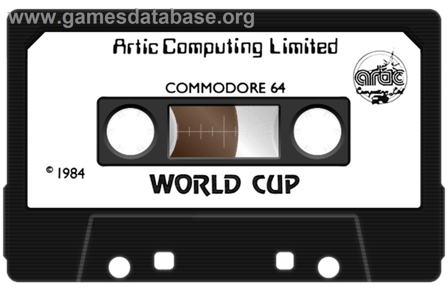 Rugby: The World Cup - Commodore 64 - Artwork - Cartridge