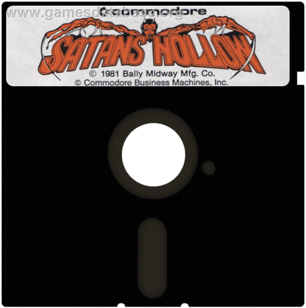 Satan's Hollow - Commodore 64 - Artwork - Cartridge