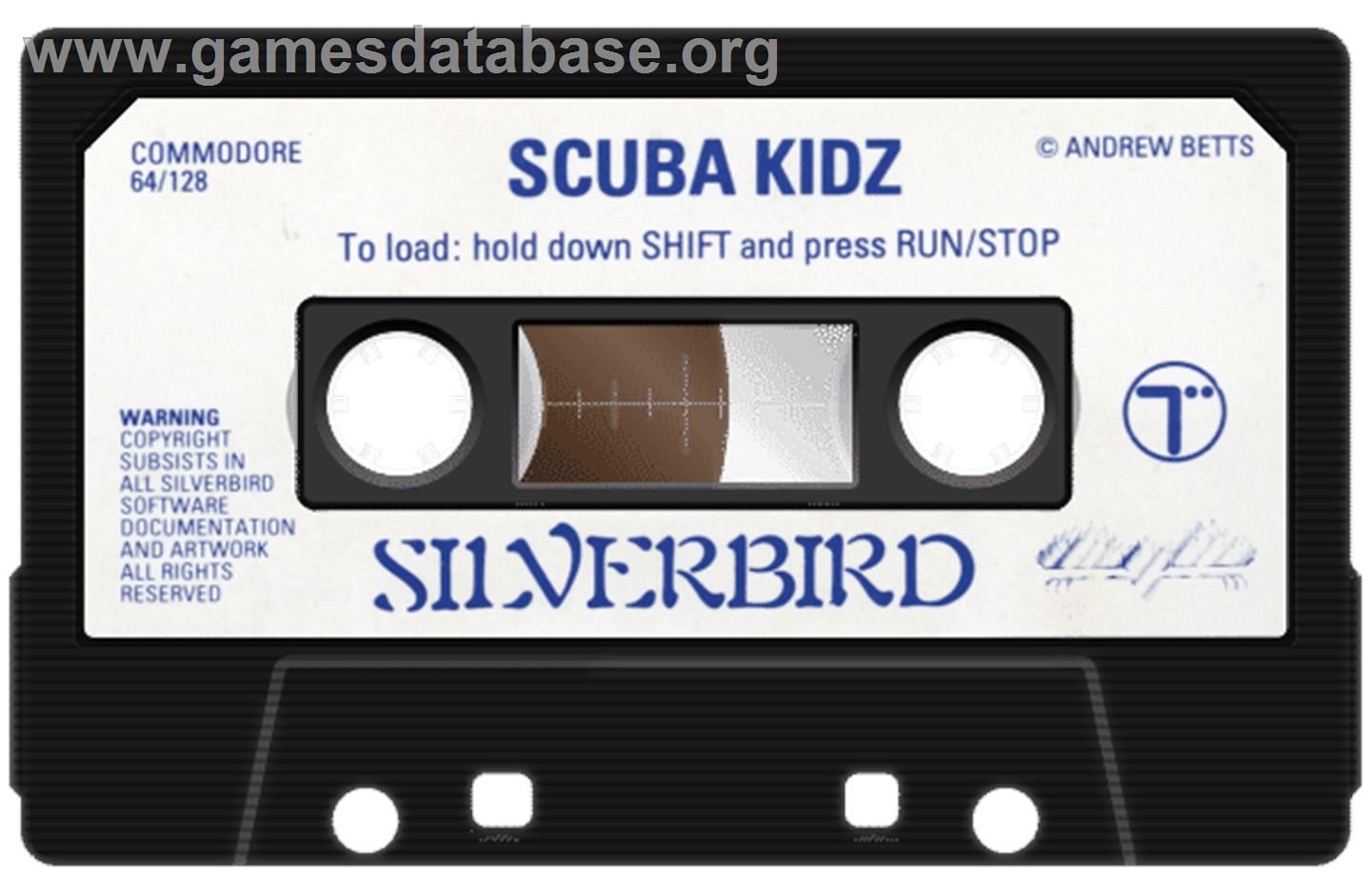 Scuba Kidz - Commodore 64 - Artwork - Cartridge