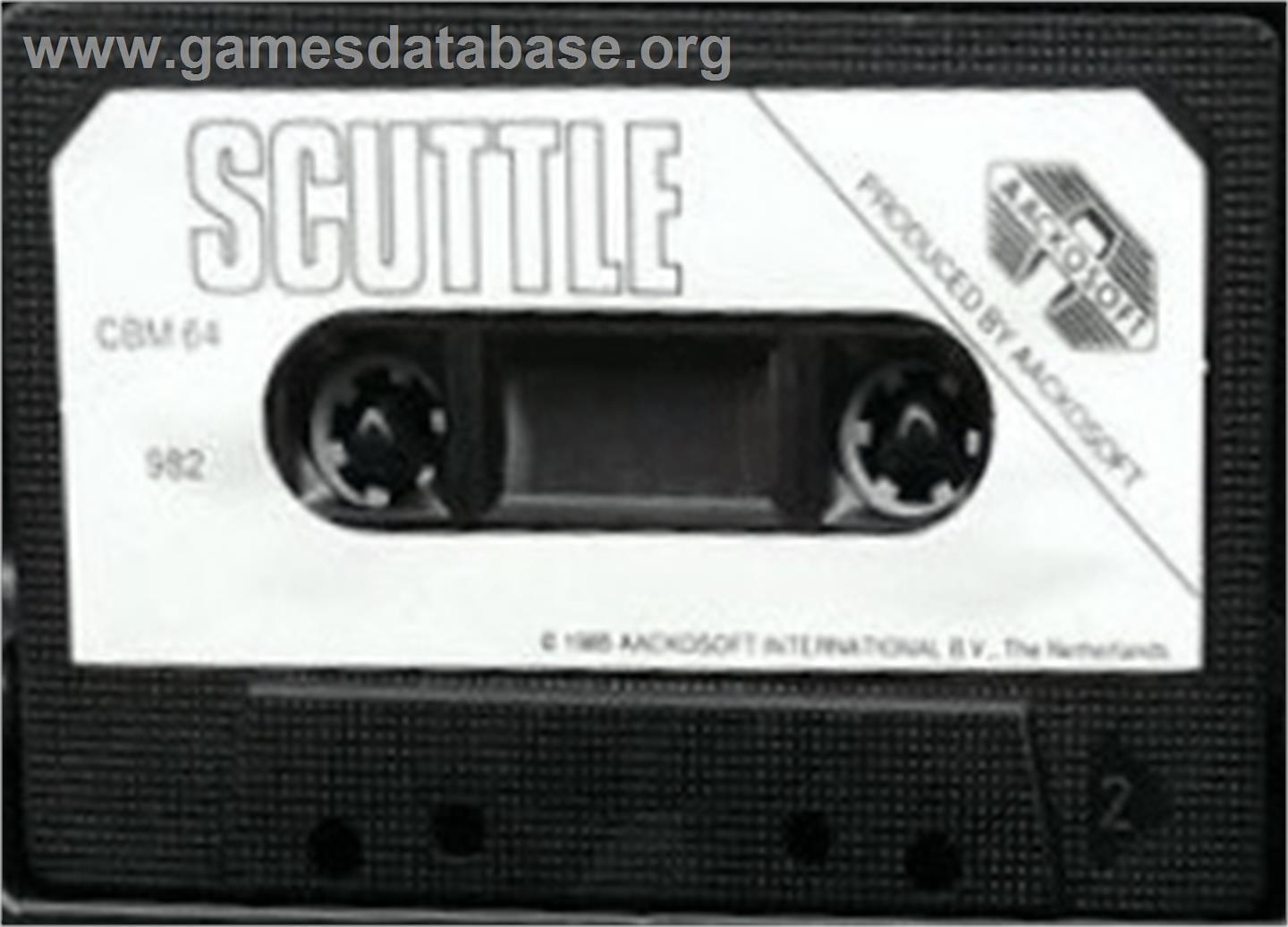 Scuttle - Commodore 64 - Artwork - Cartridge
