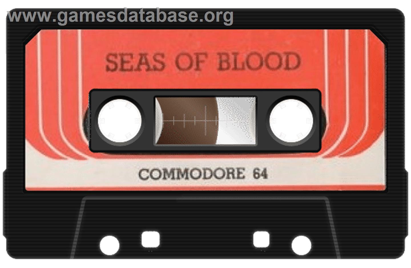 Seas of Blood - Commodore 64 - Artwork - Cartridge