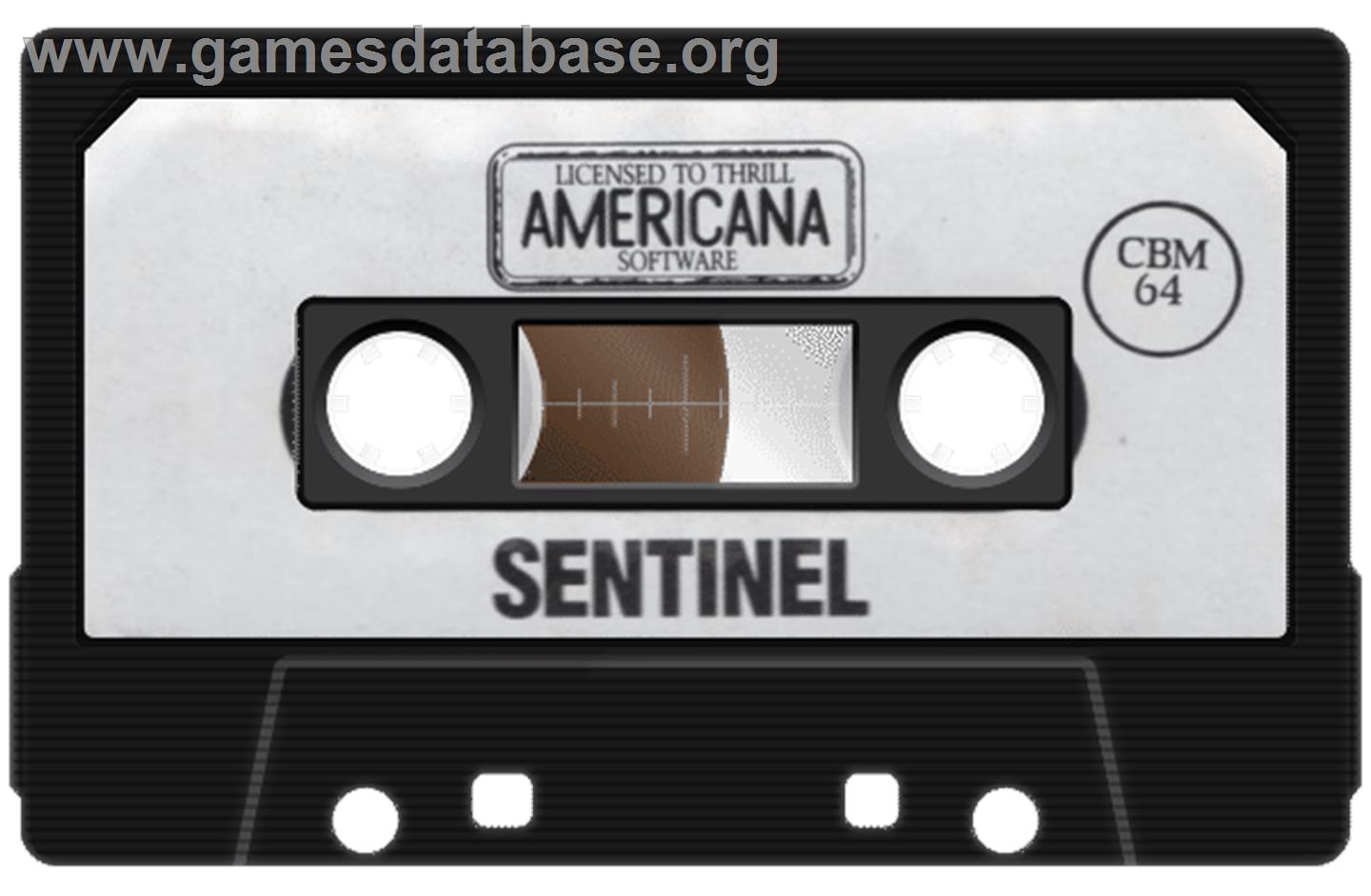 Sentinel, The - Commodore 64 - Artwork - Cartridge