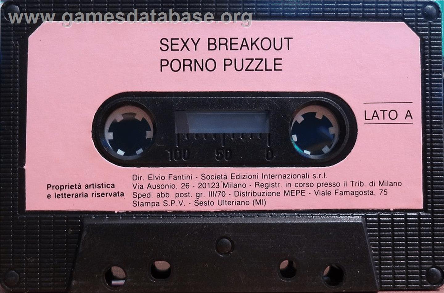 Sexybreakout - Commodore 64 - Artwork - Cartridge