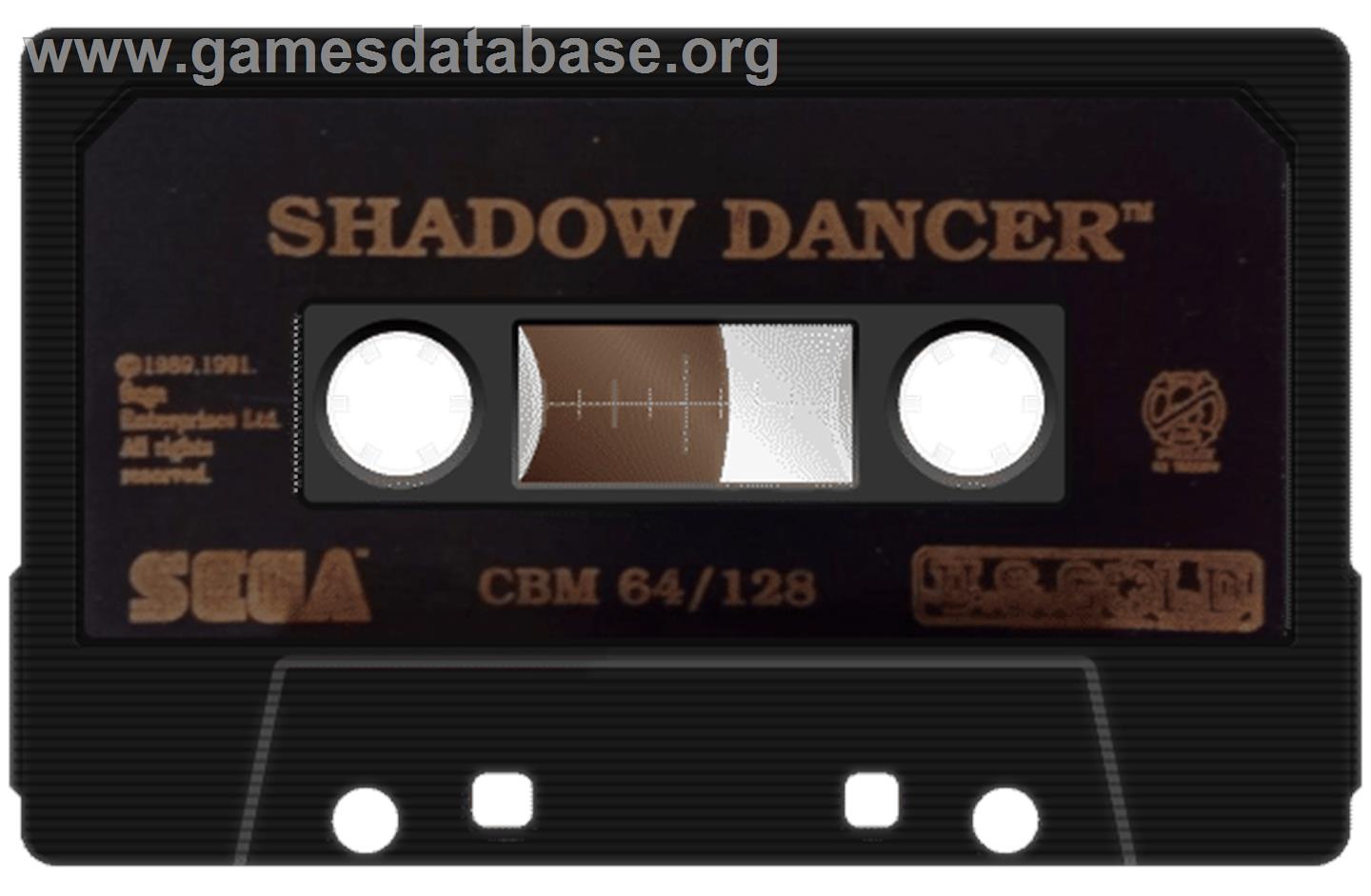 Shadow Dancer - Commodore 64 - Artwork - Cartridge