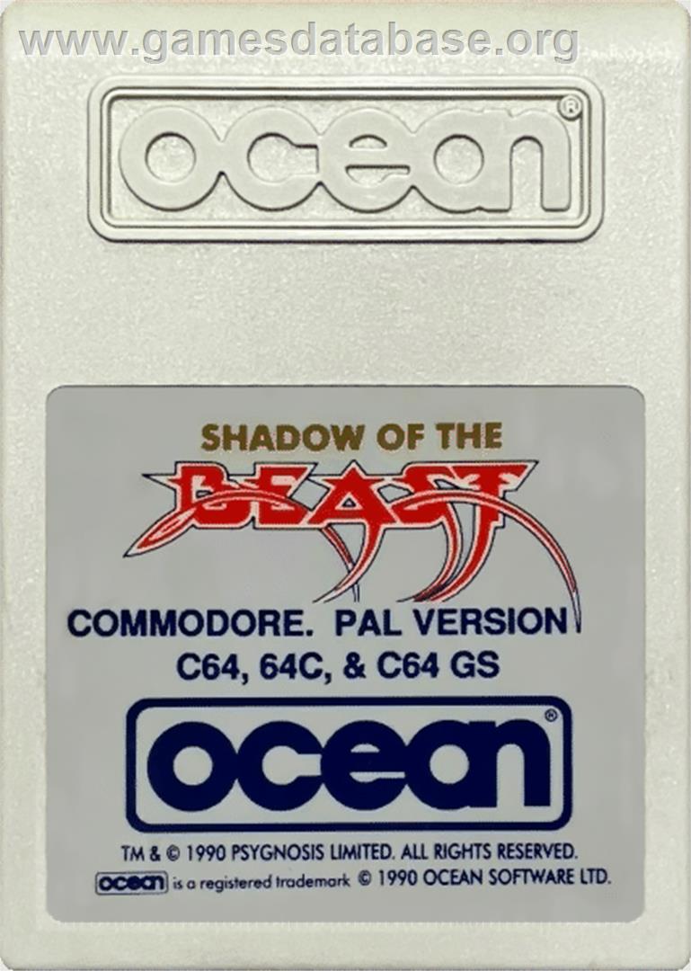 Shadow Of The Beast - Commodore 64 - Artwork - Cartridge