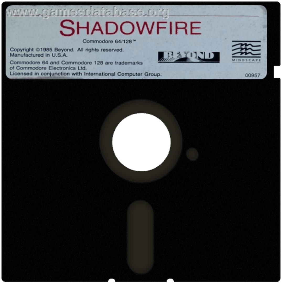 Shadowfire - Commodore 64 - Artwork - Cartridge