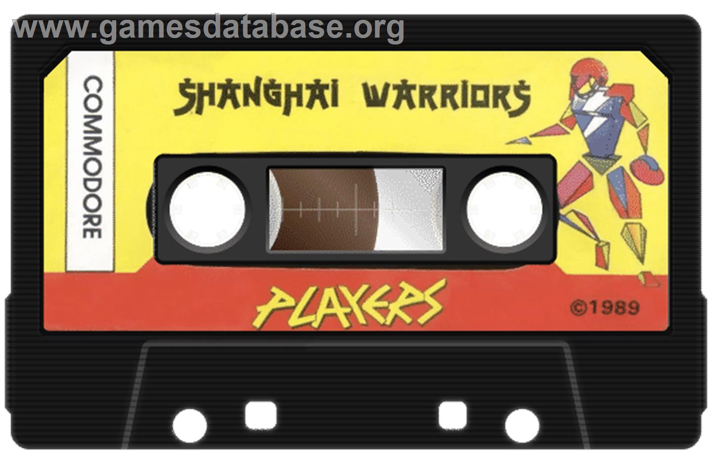 Shanghai Warriors - Commodore 64 - Artwork - Cartridge